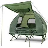 NNECW 2-Person Foldable Camping Tent Cot with Air Mattress
