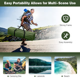 NNECW  5-In-1 Single Folding Camping Tent Cots  with Comfy Air Mattress and Pillow for Hiking & Picnic
