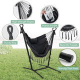 NNECW Adjustable Hanging Chair with Phone Holder for Indoor & Outdoor Use