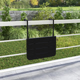 NNECW Folding Railing Table with Fit Railing for Patio