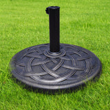 NNECW Umbrella Base Stand with Rust Free Resin for Backyard