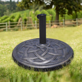 NNECW Umbrella Base Stand with Rust Free Resin for Backyard