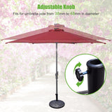 NNECW Umbrella Base Stand with Rust Free Resin for Backyard