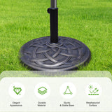 NNECW Umbrella Base Stand with Rust Free Resin for Backyard