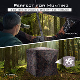 NNECW  Portable 3-Person Camouflage Hunting Blind with 360 Broad Vision