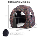 NNECW  3-Person Pop Up Hunting Blind with Carrying Bag