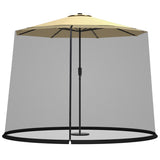 NNECW 2.7-3m Outdoor Umbrella Mesh Screen Cover