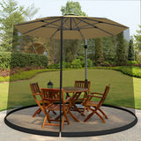 NNECW 2.7-3m Outdoor Umbrella Mesh Screen Cover
