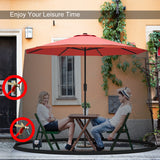 NNECW 2.7-3m Outdoor Umbrella Mesh Screen Cover