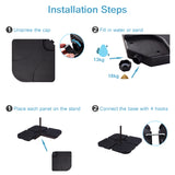 NNECW Outdoor Sun Shade Umbrella Base Stand