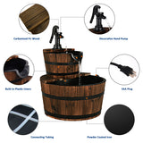 NNECW 2 Tier Fountain Barrel for Garden