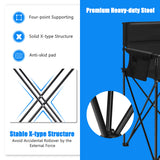 NNECW Folding Camping Chair with Detachable Armrests