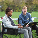 NNECW Folding Camping Chair with Detachable Armrests