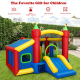 NNECW 7-in-1 Kids Bounce House with 100 Ocean Balls no Blower