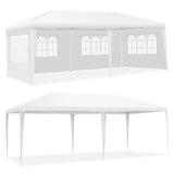 NNECW 6m x 3 m Outdoor Canopy Tent with 4 Removable Sidewalls & Carrying Bag