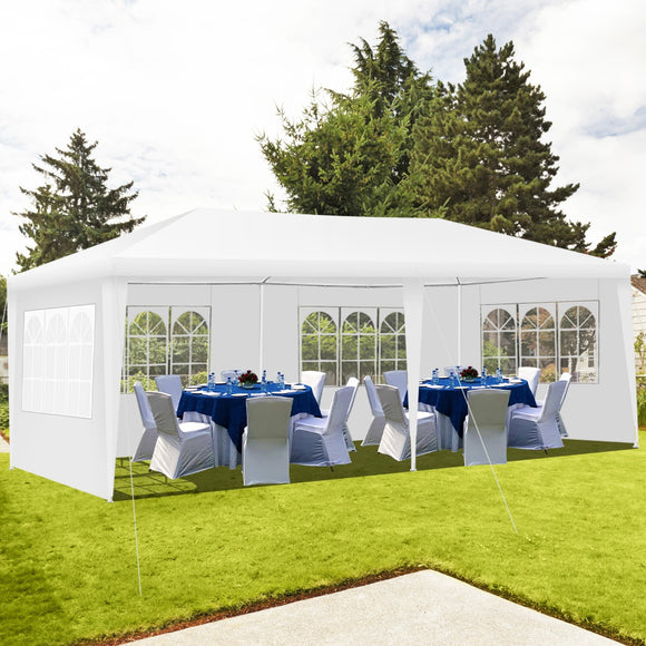 NNECW 6m x 3 m Outdoor Canopy Tent with 4 Removable Sidewalls & Carrying Bag