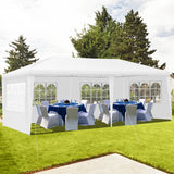 NNECW 6m x 3 m Outdoor Canopy Tent with 4 Removable Sidewalls & Carrying Bag