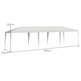 NNECW 3m x 9m Outdoor Waterproof Canopy with Connection Stakes & Ropes