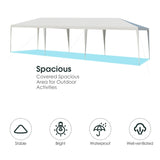 NNECW 3m x 9m Outdoor Waterproof Canopy with Connection Stakes & Ropes
