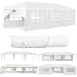 NNECW Waterproof Gazebo Tent with 6 Removable Side Panels for Party