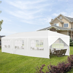 NNECW Waterproof Gazebo Tent with 6 Removable Side Panels for Party