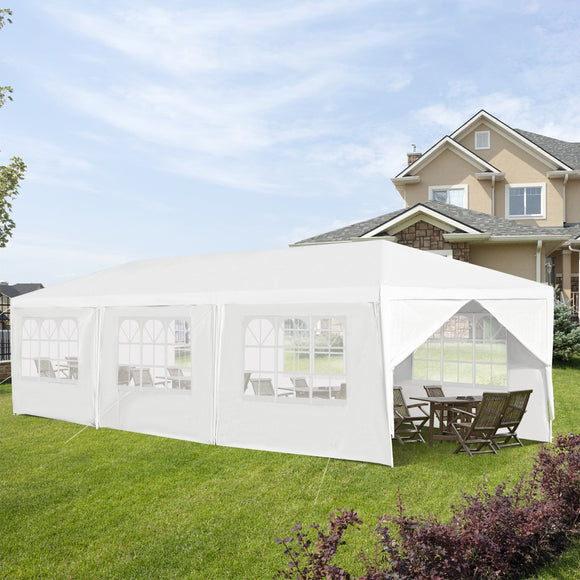 NNECW Waterproof Gazebo Tent with 6 Removable Side Panels for Party