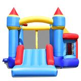 NNECW 5-in-1 Inflatable Kids Jumping Castle Bouncer with Slide No Blower
