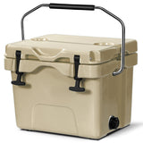 NNECW Portable Ice Chest with Cup Holders for Camping Coffee
