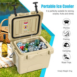 NNECW Portable Ice Chest with Cup Holders for Camping Coffee