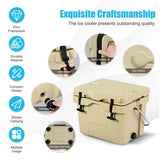 NNECW Portable Ice Chest with Cup Holders for Camping Coffee
