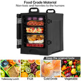 NNECW Insulated Food Pan Carrier with Fastener for Canteen