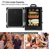 NNECW Insulated Food Pan Carrier with Fastener for Canteen