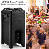 NNECW Insulated Beverage Server with Faucet for Restaurant
