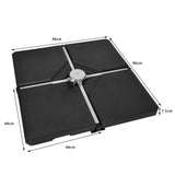 NNECW 4PCS Umbrella Base with Handle & Funnel for Patio