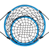 NNECW Net Hanging Swing Chair with Adjustable Hanging Ropes for Outdoor-Blue