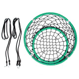 NNECW Net Hanging Swing Chair with Adjustable Hanging Ropes for Outdoor-Green