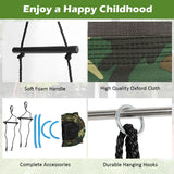 NNECW Outdoor Platform Swing with Soft Handles and Adjustable Height
