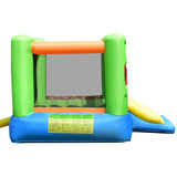 NNECW Inflatable Bounce Playhouse with Basketball Rim & Slide & Carrying Bag without Blower