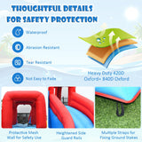 NNECW Inflatable Water Slide with Climbing Wall without Blower