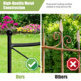 NNECW 5-Panel Folding Wire Fence with Interlocking Design