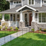 NNECW 5-Panel Folding Wire Fence with Interlocking Design