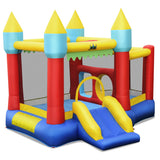NNECW Inflatable Bounce House with Slide & Basketball & 100 Ocean Balls