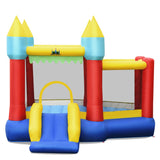 NNECW Inflatable Bouncer with PVC Basketball & Ocean Balls