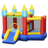 NNECW Inflatable Bouncer with PVC Basketball & Ocean Balls