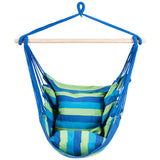 NNECW Hanging Rope Swing Seat with 2 Seats for Outdoor Play-Blue