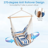 NNECW Hanging Rope Swing Seat with 2 Seats for Outdoor Play-Beige