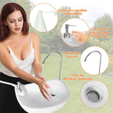 NNECW Portable Hand-Wash Basin with Rolling Wheels for Camping & Party