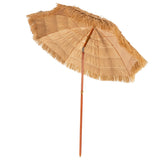 NNECW 2m Thatch Umbrella Tilting Outdoor Beach Patio Sun Shelter Parasol