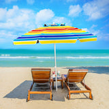 NNECW 2.2M Outdoor Umbrella Potable Sun Shade Shelter Garden Patio Parasol Canopy-Multicolor
