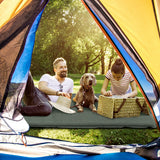 NNECW Self-Inflating Camping Mat with Connectable Design and Pillows for Camping-Green
